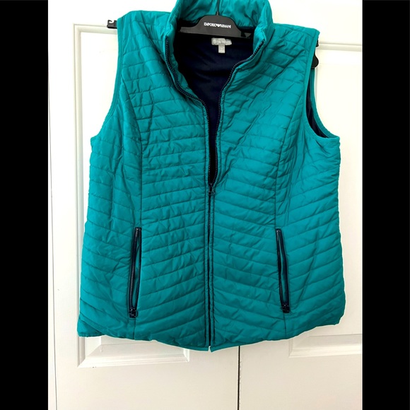 Talbots fleece lined vest size Large - Picture 1 of 3